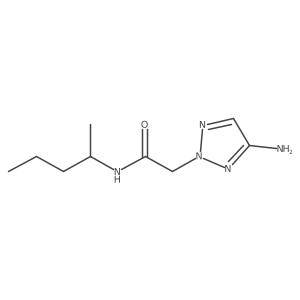 2-(4-amino-2H-1,2,3-triazol-2-yl)-N-(pentan-2-yl)acetamide Structure