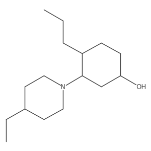 3-(4-Ethylpiperidin-1-yl)-4-propylcyclohexan-1-ol Structure