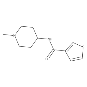 N-(1-methylpiperidin-4-yl)thiophene-3-carboxamide Structure