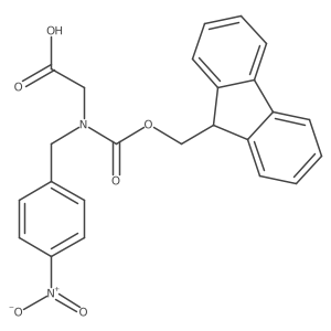 N-Fmoc-4-nitrobenzyl-glycine结构式