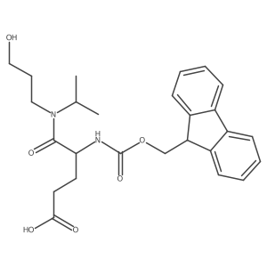 4-({[(9H-fluoren-9-yl)methoxy]carbonyl}amino)-4-[(3-hydroxypropyl)(propan-2-yl)carbamoyl]butanoic acid结构式