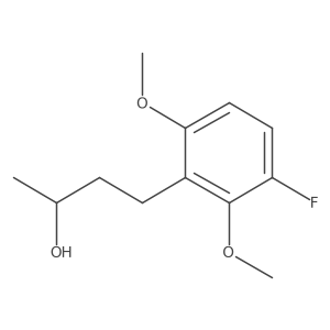 (2R)-4-(3-fluoro-2,6-dimethoxyphenyl)butan-2-ol Structure