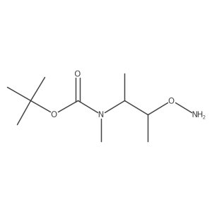 tert-butyl N-[3-(aminooxy)butan-2-yl]-N-methylcarbamate Structure