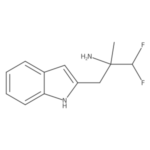 1,1-difluoro-3-(1H-indol-2-yl)-2-methylpropan-2-amine Structure