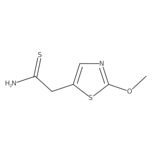 2-(2-Methoxy-1,3-thiazol-5-yl)ethanethioamide Structure