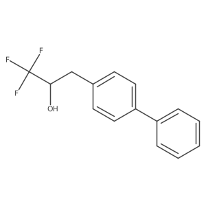 1,1,1-Trifluoro-3-(4-phenylphenyl)propan-2-ol Structure