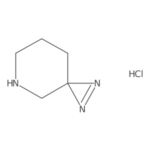1,2,7-Triazaspiro[2.5]oct-1-ene;hydrochloride Structure