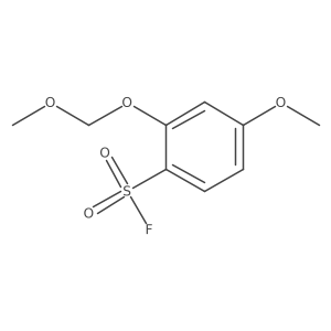 4-Methoxy-2-(methoxymethoxy)benzene-1-sulfonyl fluoride Structure