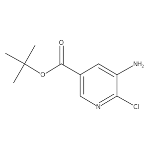 Tert-butyl 5-amino-6-chloropyridine-3-carboxylate Structure
