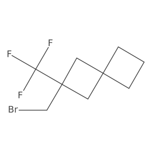 2-(Bromomethyl)-2-(trifluoromethyl)spiro[3.3]heptane Structure