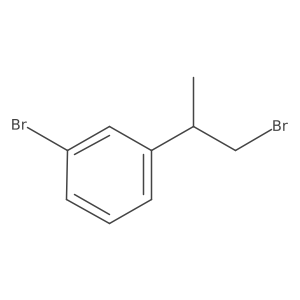 1-Bromo-3-(1-bromopropan-2-yl)benzene Structure