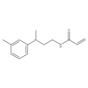 N-[2-(N,3-Dimethylanilino)ethyl]prop-2-enamide结构式