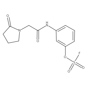 1-[2-(3-Fluorosulfonyloxyanilino)-2-oxoethyl]-2-oxopyrrolidine结构式
