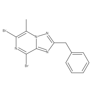 2-Benzyl-6,8-dibromo-5-methyl-[1,2,4]triazolo[1,5-a]pyrazine Structure