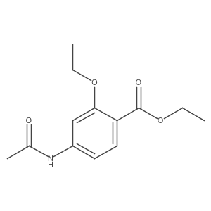 4-(Acetylamino)-2-ethoxybenzoic acid ethyl ester Structure