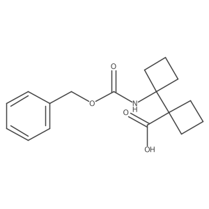 1'-{[(Benzyloxy)carbonyl]amino}-[1,1'-bi(cyclobutane)]-1-carboxylic acid结构式