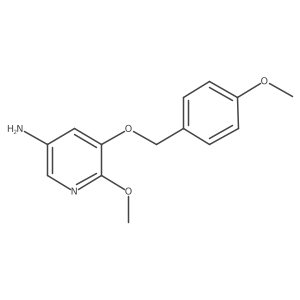 COc1ccc(COc2cc(N)cnc2OC)cc1结构式