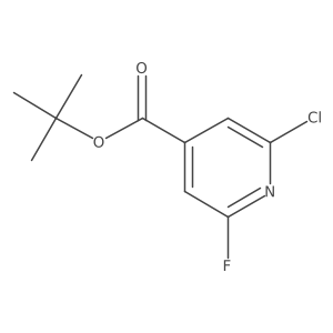 tert-Butyl 2-chloro-6-fluoroisonicotinate Structure
