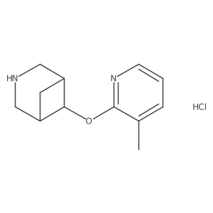 (1R,5S,6r)-6-[(3-methylpyridin-2-yl)oxy]-3-azabicyclo[3.1.1]heptane hydrochloride结构式