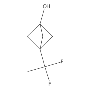 3-(1,1-Difluoroethyl)bicyclo[1.1.1]pentan-1-ol Structure
