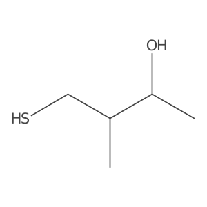 4-Mercapto-3-methyl-2-butanol Structure
