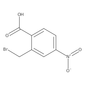 2-(Bromomethyl)-4-nitrobenzoic acid结构式