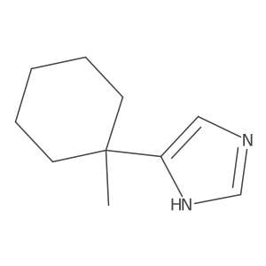 4-(1-Methylcyclohexyl)imidazole Structure