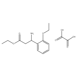 Ethyl 3-amino-3-(2-ethoxyphenyl)propanoate oxalate Structure