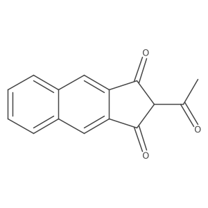 2-Acetyl-1H-benz[f]indene-1,3(2H)-dione Structure