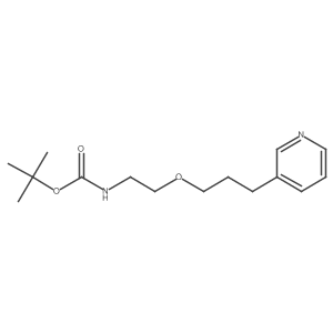 Tert-butyl {2-[3-(pyridin-3-yl)propoxy]ethyl}carbamate Structure