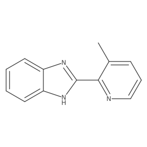 2-(3-Methyl-2-pyridinyl)-1H-benzimidazole Structure