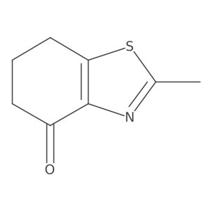 2-methyl-6,7-dihydrobenzo[d]thiazol-4(5H)-one结构式