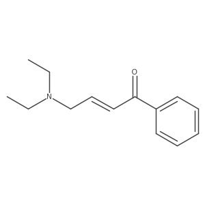 2-Buten-1-one, 4-(diethylamino)-1-phenyl-, (E)- Structure