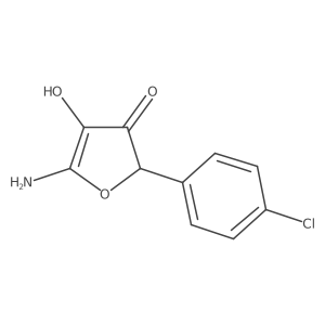 2-(4-Chloro-phenyl)-5-imino-2,5-dihydro-furan-3,4-diol Structure
