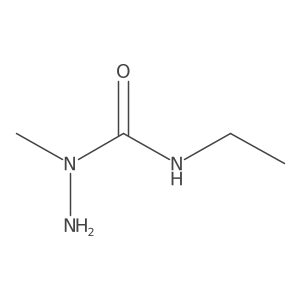 3-Amino-1-ethyl-3-methylurea结构式