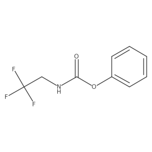 phenyl N-(2,2,2-trifluoroethyl)carbamate结构式