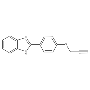 2-[4-(2-Propyn-1-yloxy)phenyl]-1H-benzimidazole Structure