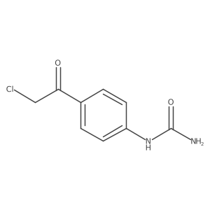 [4-(2-Chloroacetyl)phenyl]urea Structure
