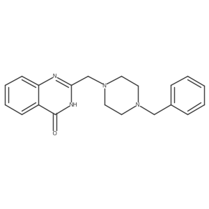 2-[(4-Benzylpiperazin-1-yl)methyl]-3,4-dihydroquinazolin-4-one Structure