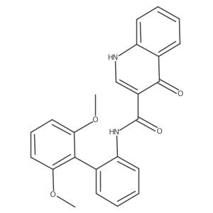 N-[2-(2,6-dimethoxyphenyl)phenyl]-4-oxo-1H-quinoline-3-carboxamide Structure