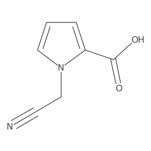 1H-Pyrrole-2-carboxylic acid, 1-(cyanomethyl)-结构式