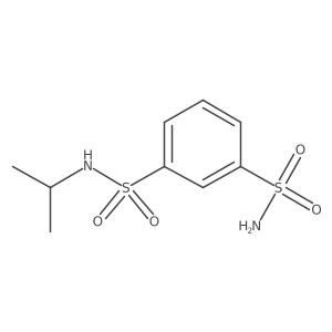 N1-(1-Methylethyl)-1,3-benzenedisulfonamide Structure