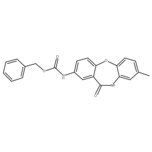 Benzyl (8-methyl-11-oxo-10,11-dihydrodibenzo[b,f][1,4]oxazepin-2-yl)carbamate Structure