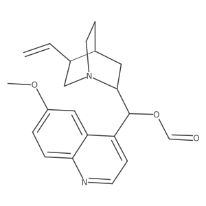 Cinchonan-9-ol, 6a(2)-methoxy-, 9-formate, (8I+/-,9R)-结构式