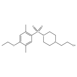 2-(4-((4-Ethoxy-2,5-dimethylphenyl)sulfonyl)piperazin-1-yl)ethanol结构式