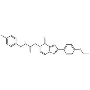 2-[2-(4-ethoxyphenyl)-4-oxopyrazolo[1,5-a]pyrazin-5(4H)-yl]-N-(4-methylbenzyl)acetamide Structure