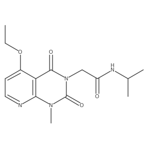2-(5-ethoxy-1-methyl-2,4-dioxo-1,2-dihydropyrido[2,3-d]pyrimidin-3(4H)-yl)-N-isopropylacetamide Structure