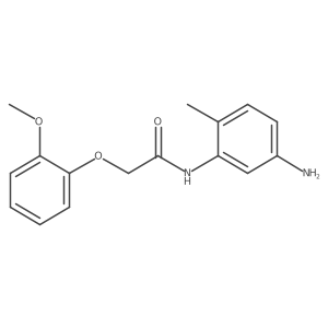 N-(5-Amino-2-methylphenyl)-2-(2-methoxyphenoxy)-acetamide结构式