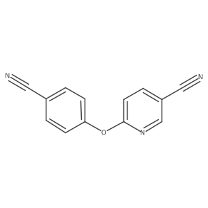 6-(4-Cyanophenoxy)nicotinonitrile结构式