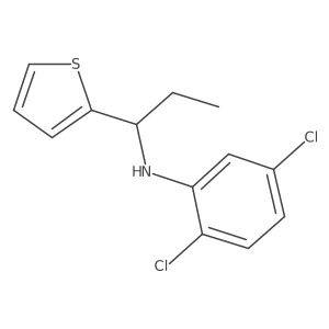 N-(2,5-Dichlorophenyl)-I+/--ethyl-2-thiophenemethanamine结构式